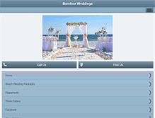 Tablet Screenshot of destinbeachwedding.com